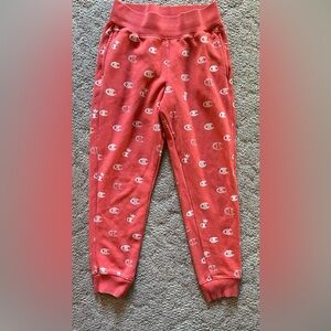 Champion Womens Reverse Weave All Over Print Jogger Pant, Women’s Size Medium